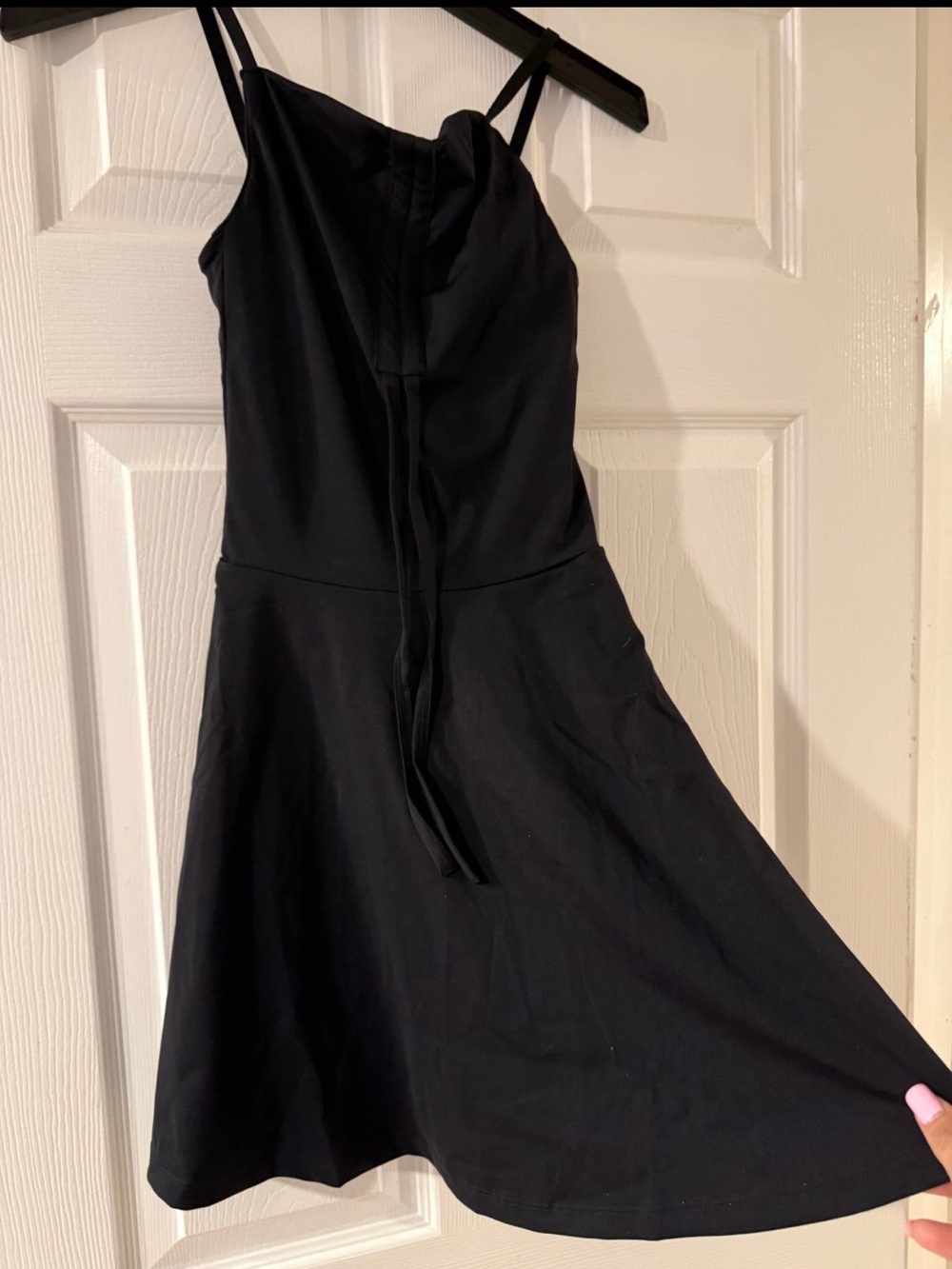 Black Sleeveless Athletic Dress